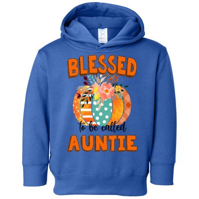 Grandma Tee Blessed To Be Called Auntie Fall Art Gift Toddler Hoodie