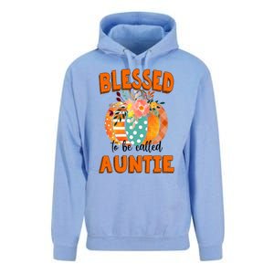 Grandma Tee Blessed To Be Called Auntie Fall Art Gift Unisex Surf Hoodie