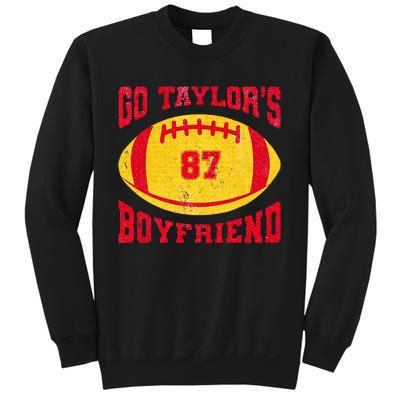 Go T.aylors Boyfriend Football Season Game Day Vintage Sweatshirt