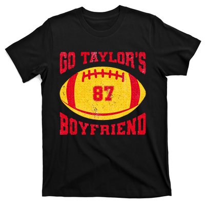 Go T.aylors Boyfriend Football Season Game Day Vintage T-Shirt