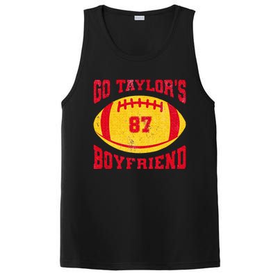 Go T.aylors Boyfriend Football Season Game Day Vintage PosiCharge Competitor Tank