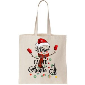 Grandma Tee Blessed To Be Called Auntie Snow Cool Gift Tote Bag