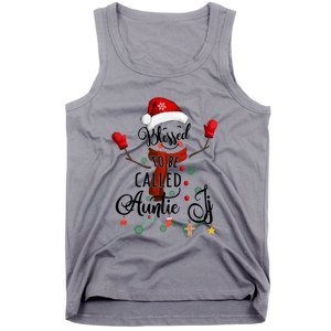 Grandma Tee Blessed To Be Called Auntie Snow Cool Gift Tank Top