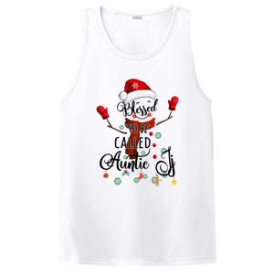 Grandma Tee Blessed To Be Called Auntie Snow Cool Gift PosiCharge Competitor Tank