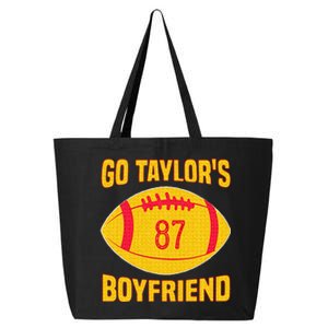 Go T.aylors Boyfriend Football Funny Go T.aylor's Boyfriend 25L Jumbo Tote