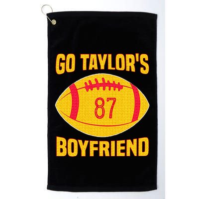 Go T.aylors Boyfriend Football Funny Go T.aylor's Boyfriend Golf Towel