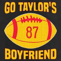 Go T.aylors Boyfriend Football Funny Go T.aylor's Boyfriend Golf Towel