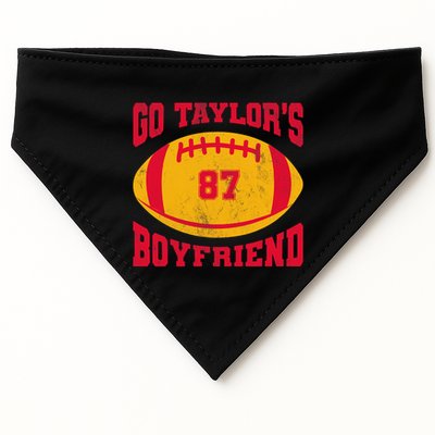 Go T.aylors Boyfriend Football Season Game Day Vintage USA-Made Doggie Bandana