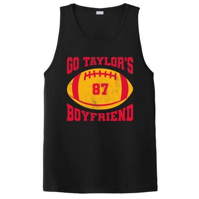 Go T.aylors Boyfriend Football Season Game Day Vintage PosiCharge Competitor Tank