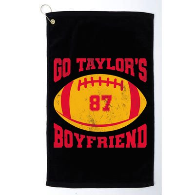 Go T.aylors Boyfriend Football Season Game Day Vintage Golf Towel