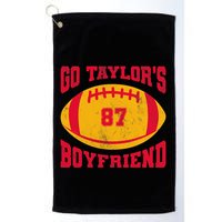 Go T.aylors Boyfriend Football Season Game Day Vintage Golf Towel