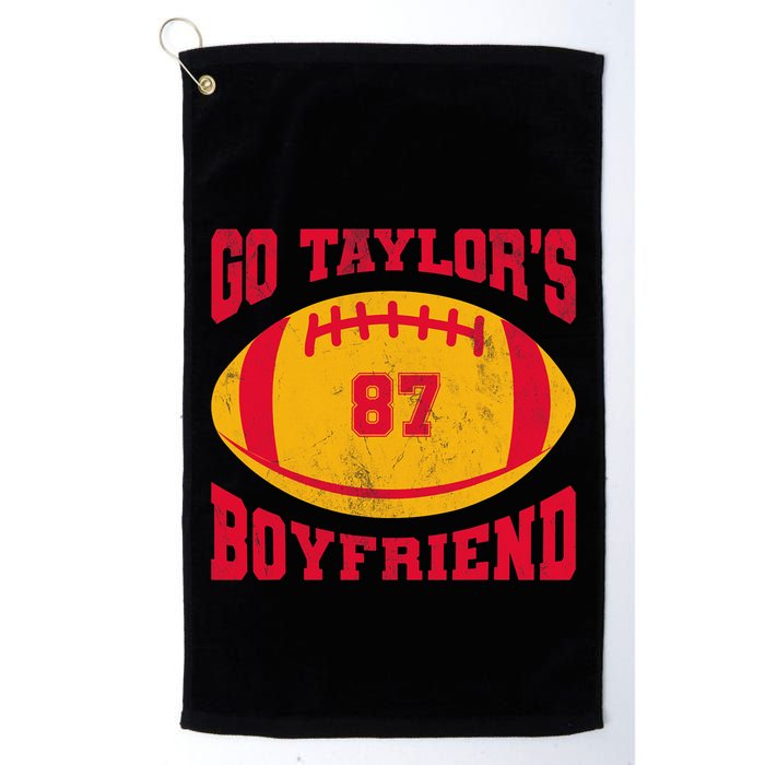 Go T.aylors Boyfriend Football Season Game Day Vintage Golf Towel