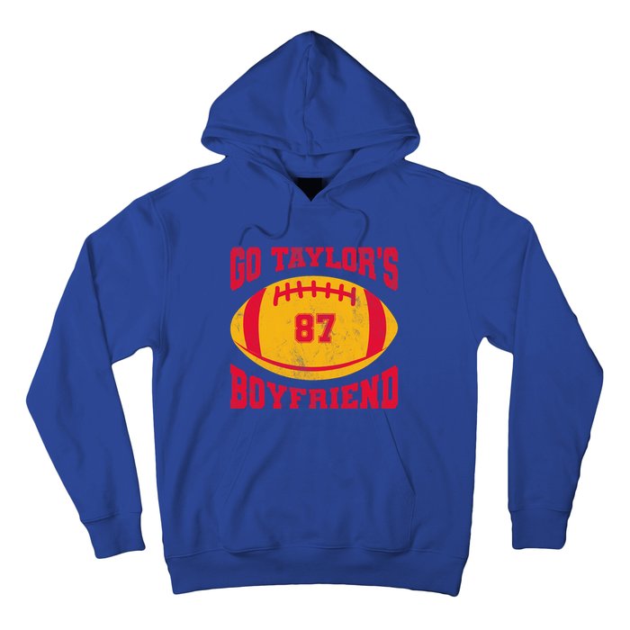 Go T.aylors Boyfriend Football Season Game Day Vintage Hoodie