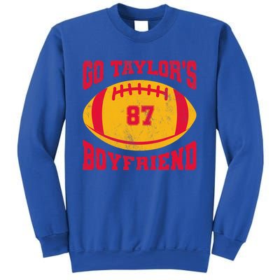 Go T.aylors Boyfriend Football Season Game Day Vintage Sweatshirt