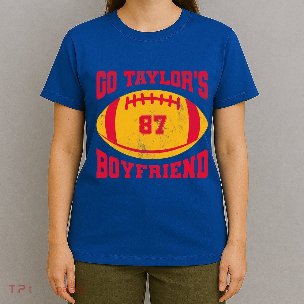 Go T.aylors Boyfriend Football Season Game Day Vintage T-Shirt
