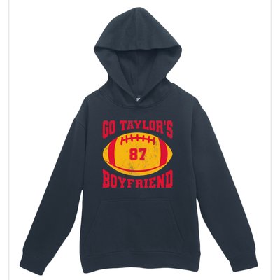 Go T.aylors Boyfriend Football Season Game Day Vintage Urban Pullover Hoodie