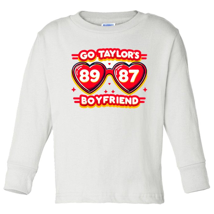 Go TaylorS Boyfriend 89 87 Toddler Long Sleeve Shirt