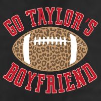 Go TS Boyfriend Funny Football Team 7 Panel Mesh Trucker Snapback Hat