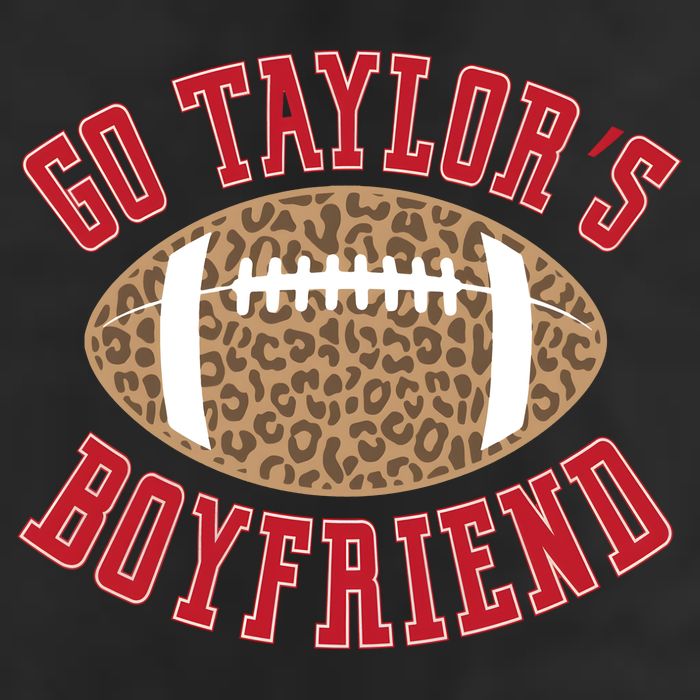 Go TS Boyfriend Funny Football Team 7 Panel Mesh Trucker Snapback Hat