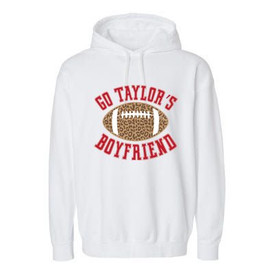 Go TS Boyfriend Funny Football Team Garment-Dyed Fleece Hoodie