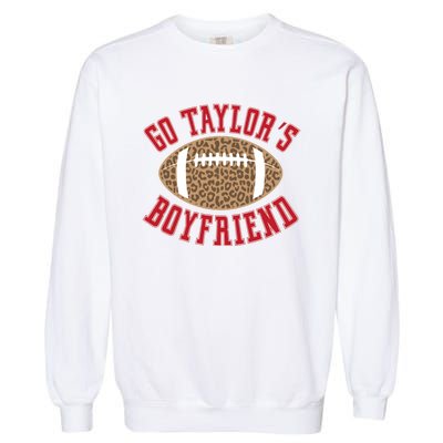 Go TS Boyfriend Funny Football Team Garment-Dyed Sweatshirt