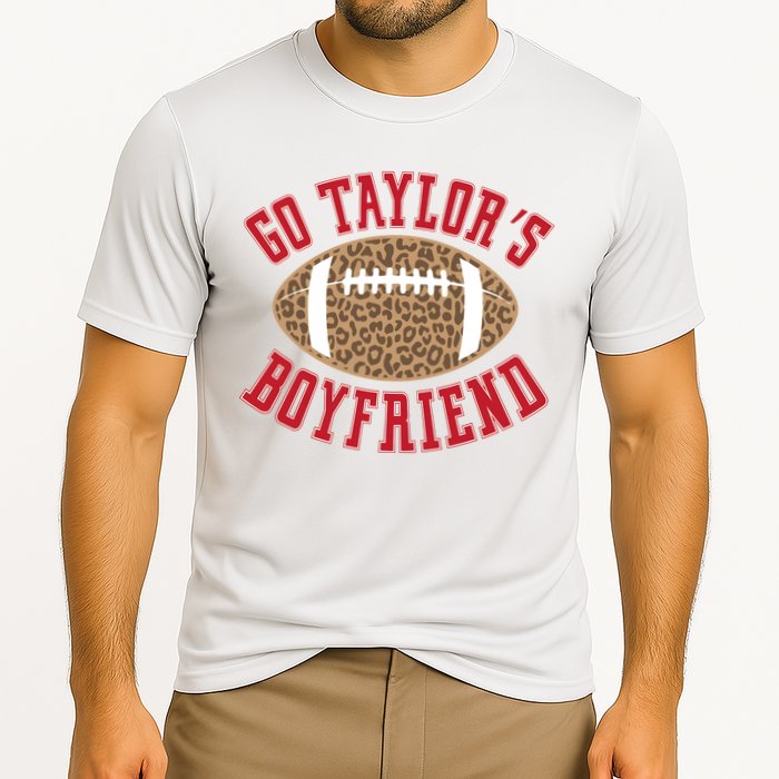 Go TS Boyfriend Funny Football Team Cooling Performance Crew T-Shirt