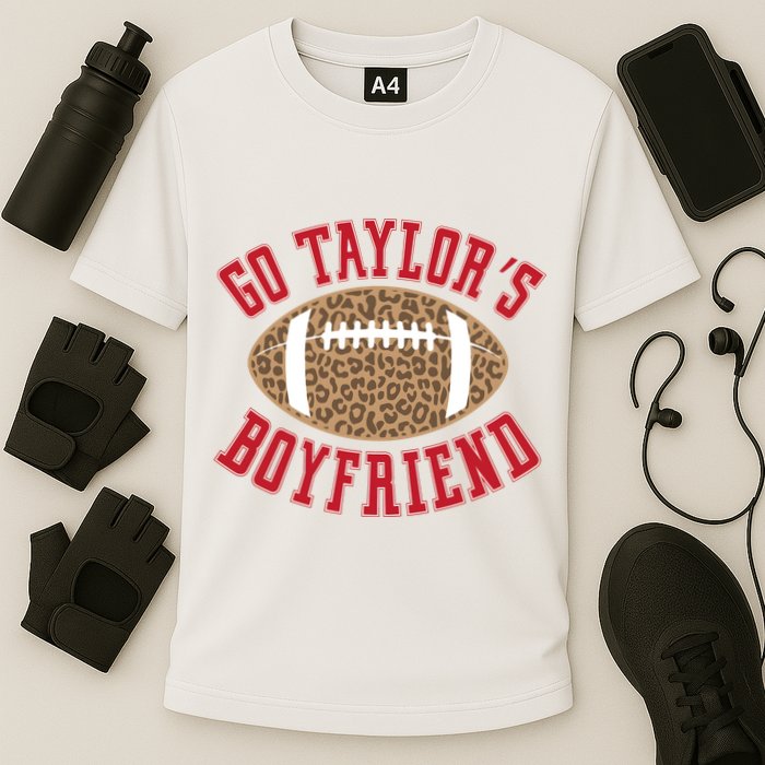 Go TS Boyfriend Funny Football Team Cooling Performance Crew T-Shirt