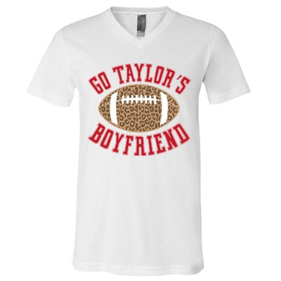 Go TS Boyfriend Funny Football Team V-Neck T-Shirt