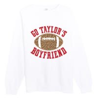 Go TS Boyfriend Funny Football Team Premium Crewneck Sweatshirt