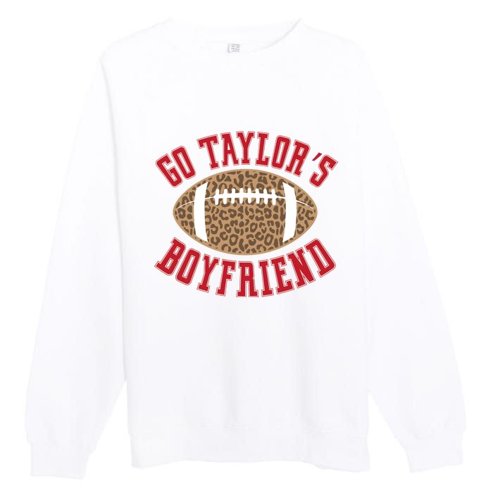 Go TS Boyfriend Funny Football Team Premium Crewneck Sweatshirt