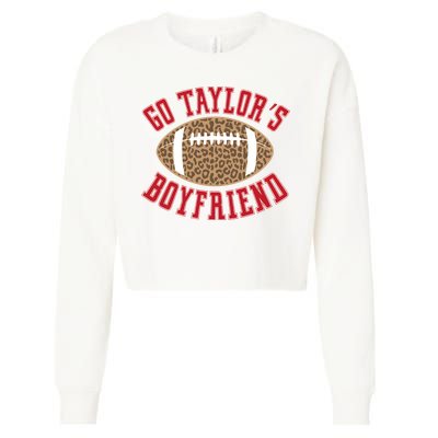Go TS Boyfriend Funny Football Team Cropped Pullover Crew