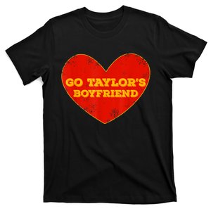 Go Taylor’S Boyfriend Red Heart Funny T-Shirt