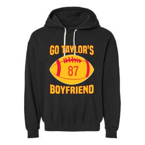 Go Ta.ylors Boyfriend Football Funny Go Ta.ylor's Boyfriend Garment-Dyed Fleece Hoodie