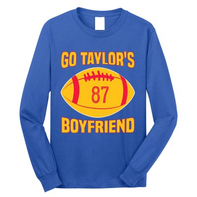 Go Ta.ylors Boyfriend Football Funny Go Ta.ylor's Boyfriend Long Sleeve Shirt