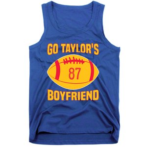 Go Ta.ylors Boyfriend Football Funny Go Ta.ylor's Boyfriend Tank Top