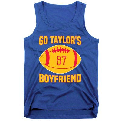 Go Ta.ylors Boyfriend Football Funny Go Ta.ylor's Boyfriend Tank Top