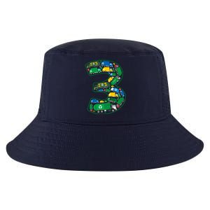 Garbage Truck Boy 3rd Birthday 3 Years Old Garbage Truck Boy Cool Comfort Performance Bucket Hat