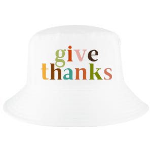 Give Thanks Be Thankful Thankgiving Cool Comfort Performance Bucket Hat