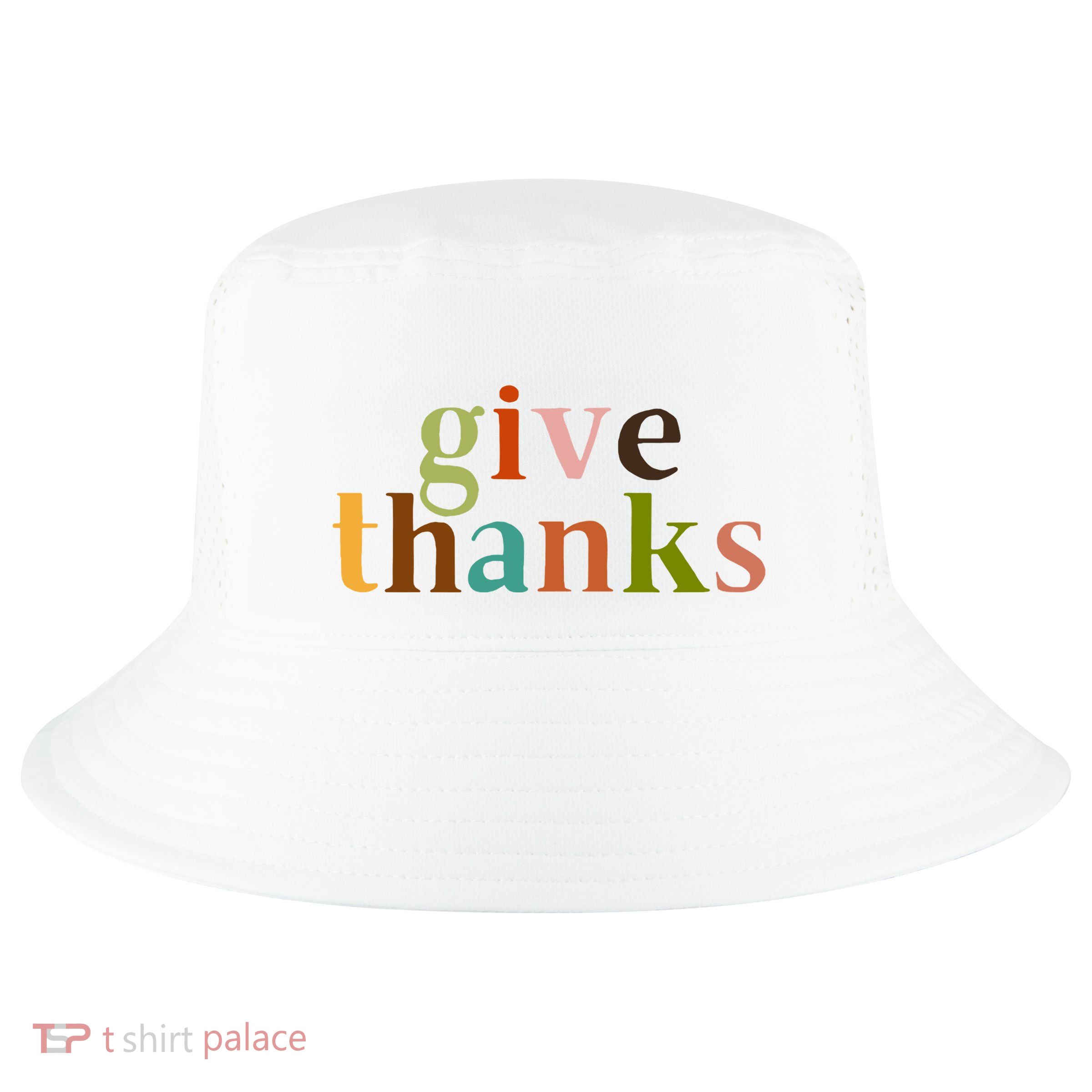 Give Thanks Be Thankful Thankgiving Cool Comfort Performance Bucket Hat