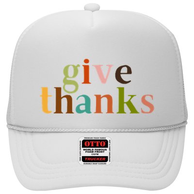 Give Thanks Be Thankful Thankgiving Trucker Hat