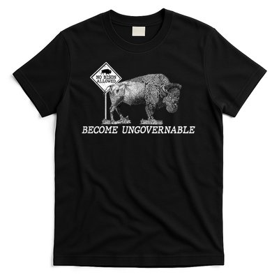 Garand Thumb Become UnGovernable Bison T-Shirt