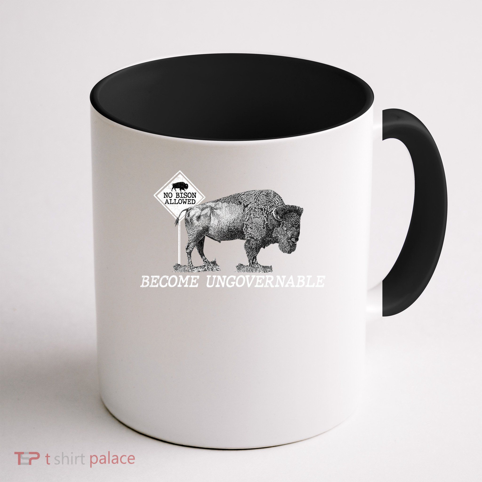 Garand Thumb Become UnGovernable Bison Mug
