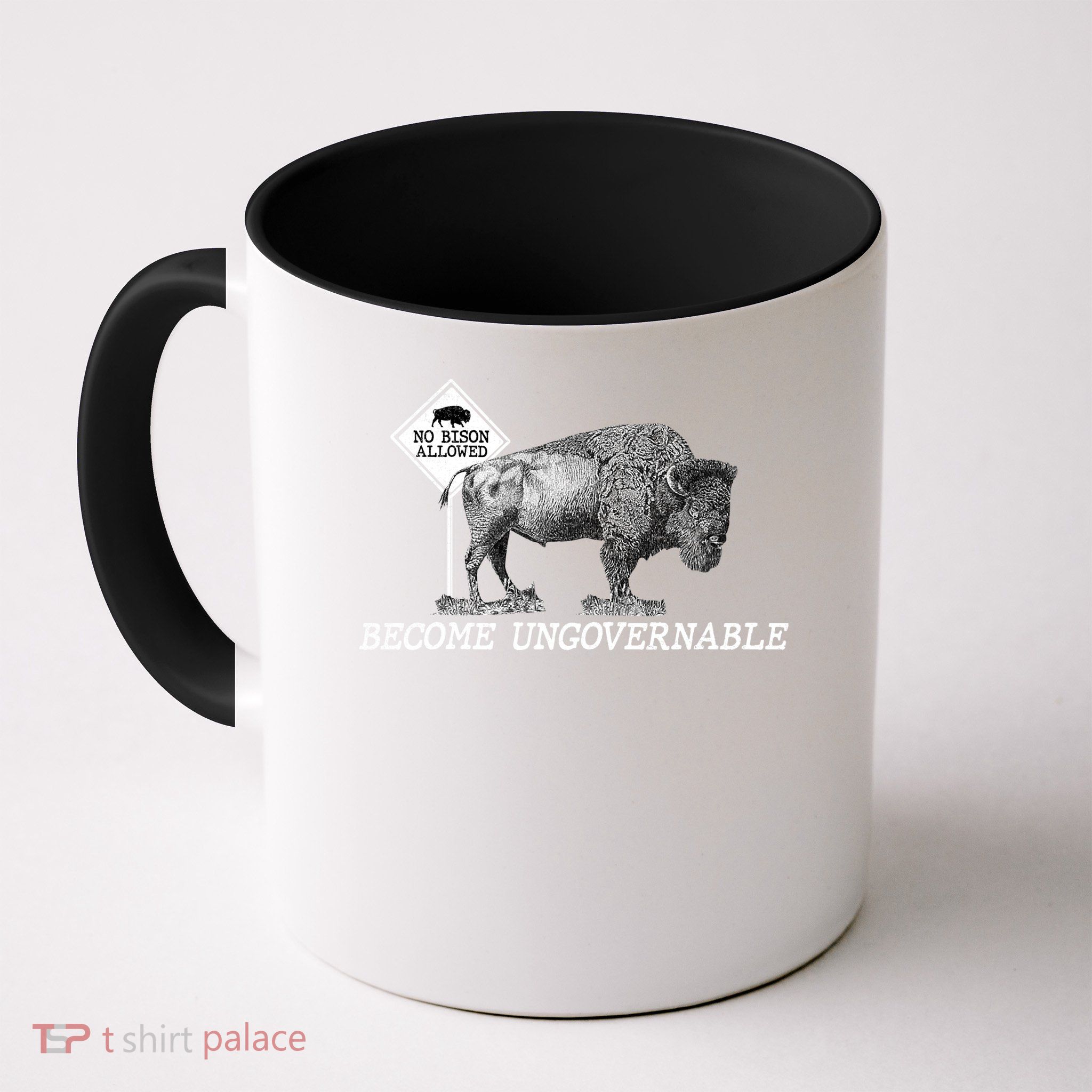 Garand Thumb Become UnGovernable Bison Mug