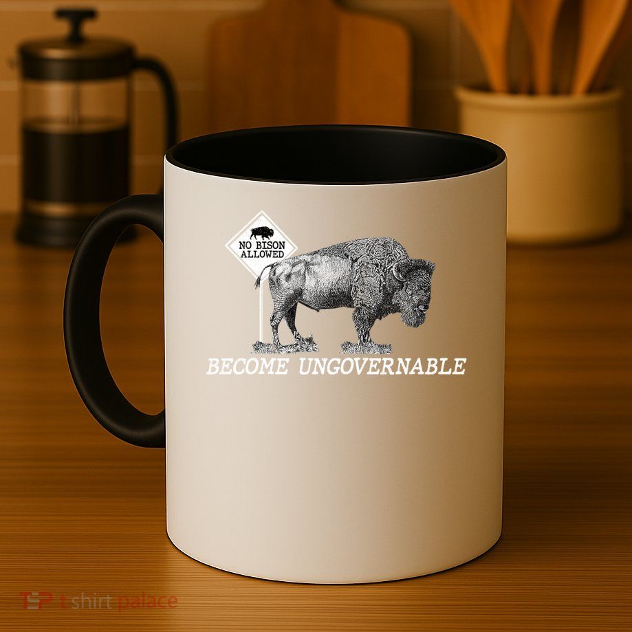 Garand Thumb Become UnGovernable Bison Mug
