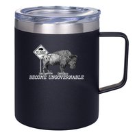 Garand Thumb Become UnGovernable Bison 12oz Stainless Steel Coffee Mug