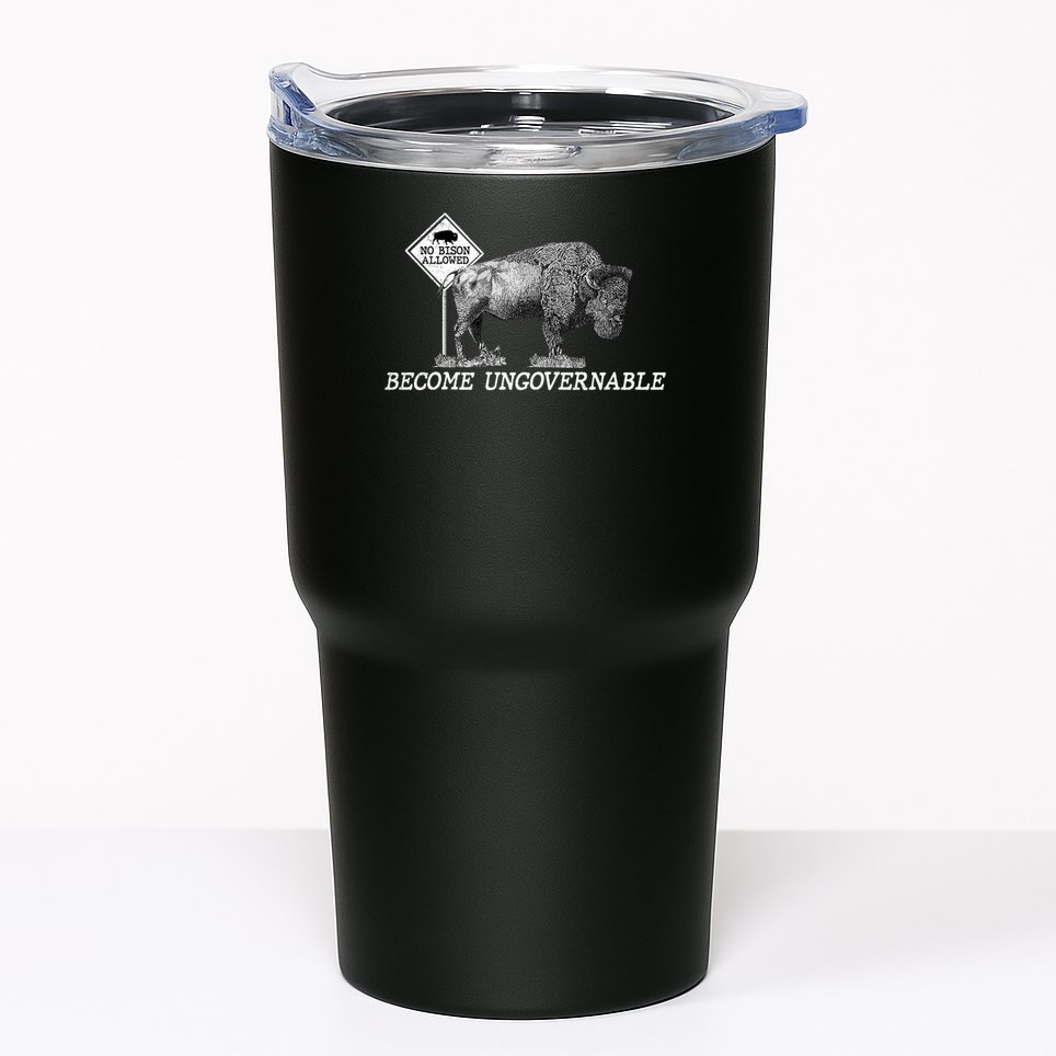 Garand Thumb Become UnGovernable Bison Tumbler