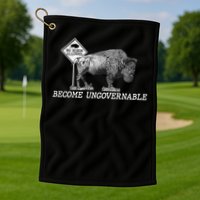 Garand Thumb Become UnGovernable Bison Golf Towel