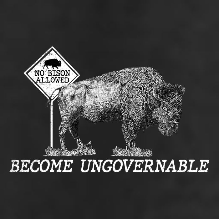 Garand Thumb Become UnGovernable Bison Golf Towel