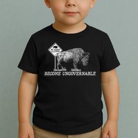 Garand Thumb Become UnGovernable Bison Toddler T-Shirt