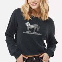 Garand Thumb Become UnGovernable Bison Cropped Pullover Crew